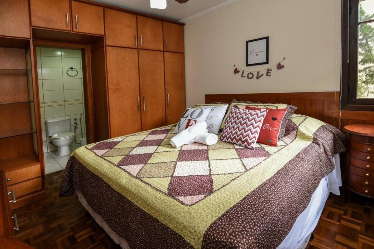 Rosa Edificio Bavaria Apartment Gramado Bagian luar foto